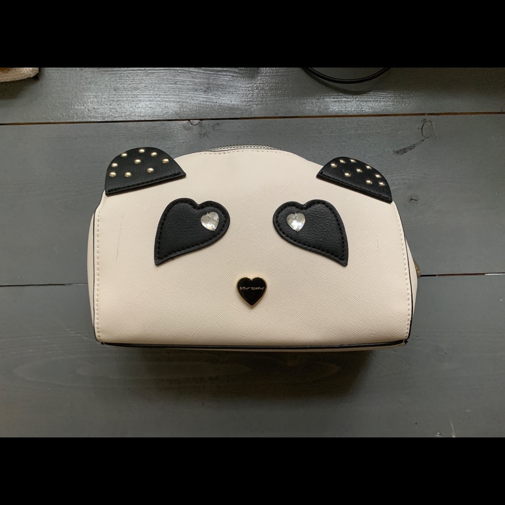 Panda Betsy Johnson Makeup Bag